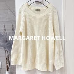 MARGARET HOWELL リネン混 長袖 トップス ニット アイボリー - メルカリ