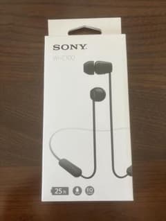 【新品】sony wi-c100 Bluetoothイヤホンのサムネイル