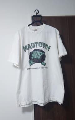 vaultroom MADTOWN ロゴ Tシャツ ホワイト 極美品】vaultroom MADTOWN Tシャツ XL - メルカリ