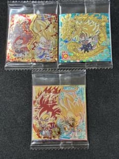 ドラゴンボール超戦士シールウエハース超 天下一R、10周年R、UGRセットのサムネイル