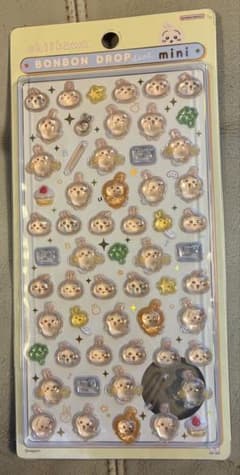 【新作】ちいかわ ボンボンドロップシール mini うさぎのサムネイル