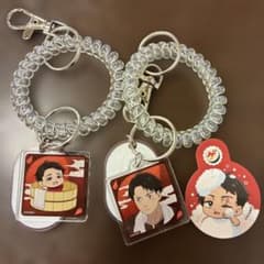 키타로 탄생 게게게의 수수께끼 극락탕 로커키풍 키홀더 B 미즈키 2종