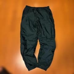 90s NIKE ナイロンパンツ リップストップ 緑 グリーン Lのサムネイル