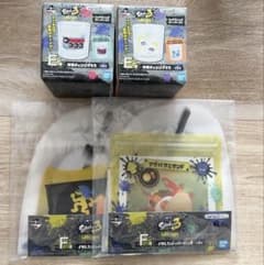 スプラトゥーン3 一番くじ E賞 冷感チェンジグラス F賞 ジッパーバッグのサムネイル