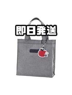 新品未開封】 familiar トートバッグ ギンガムチェック 白黒 小 - メルカリ