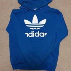 adidas パーカー 青のサムネイル
