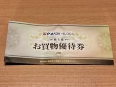【匿名発送】ヤマダ電機 株主優待 5000円分のサムネイル
