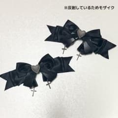 Amilige ヘアピン ヘアアクセサリー リボン 2個セット 地雷系 サブカルのサムネイル