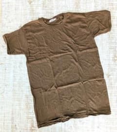 ① デッドストック 90s 米軍 実物 Tシャツ XL コヨーテ ブラウン 無地のサムネイル
