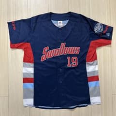 ヤクルトスワローズ CREWユニフォーム 2021 石川雅規 19番 Mサイズ