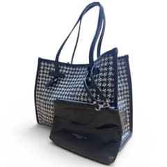 GIANNI CHIARINI マルチェッラS トートバッグ ポーチ付き 千鳥柄のサムネイル