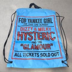 HYSTERIC GLAMOUR ナップサック ヒステリックグラマー ブルー HYSTERIC GLAMOUR ナップサック ヒステリックグラマー ブルー - メルカリ