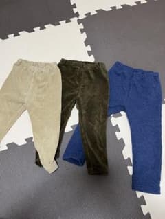UNIQLO ベビーパンツ90cm 3点セットのサムネイル