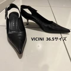 VICINI 블랙 펌프스