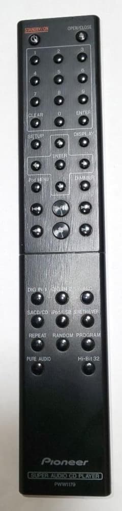 PioneerパイオニアSACDプレーヤー PD-70用リモコンPWW1179 PioneerパイオニアSACDプレーヤー PD-70用リモコンPWW1179 - メルカリ