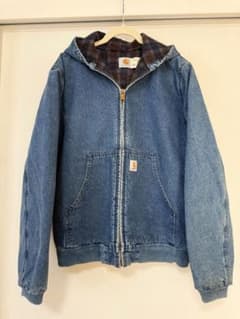 Carhartt 80s 星タグ デニムパーカー USA製 Carhartt 80s 星タグ デニムパーカー USA製 - メルカリ