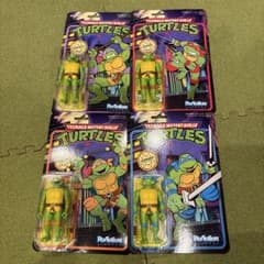 TMNT フィギュア 4体セット スーパー7 リアクション タートルズ - メルカリ