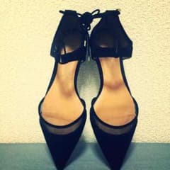 ZARA レースアップフラットシューズのサムネイル