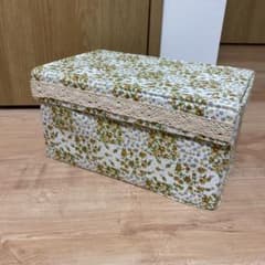【お値下げ！】ファブリック収納ボックス2個セットのサムネイル