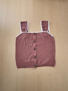 ピンク ボタン付きビスチェのサムネイル