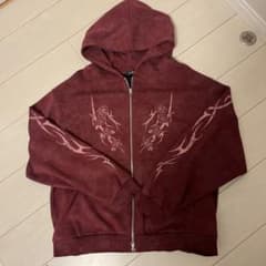 Trival Logo ＆ Rose Design Hoodie/トライバルロゴのサムネイル
