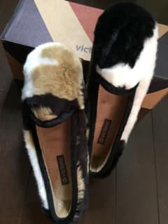 【 新品 • 未使用 】victoria ファーシューズのサムネイル
