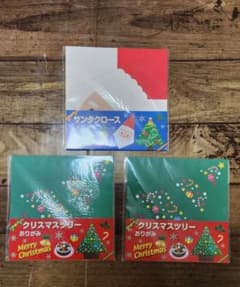 クリスマス　折り紙　セット　おりがみ　Xmas　サンタ　クリスマスツリーのサムネイル
