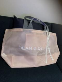 【新品未使用】Dean and Deluca メッシュトートLサイズ　リボンつきのサムネイル