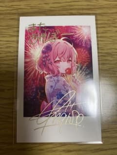 なるせ　チェキ　nqrse 箔押しサインのサムネイル