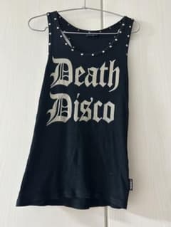 HYSTERICGLAMOUR Death Disco スタッズ付きタンクトップ hysterics Death disco タンクトップ スタッズ - メルカリ
