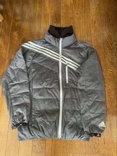 adidas ストライプジャケット グレーのサムネイル