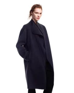 ジルサンダー UNIQLO +J カシミヤブレンドノーカラーコートのサムネイル