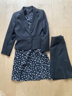 9号スーツ　ワンピース セット　ブラックのサムネイル