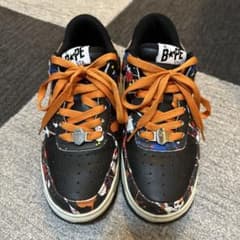 BAPE STA スニーカー ペイント柄のサムネイル
