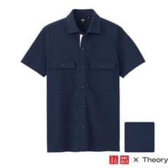 theoryコラボUNIQLOドライカノコフルオープンポロのサムネイル