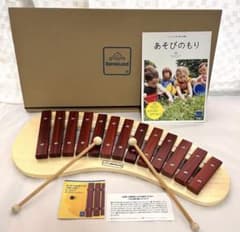超美品】 ボーネルンド 木琴 パレットシロフォン 木のおもちゃ 楽器