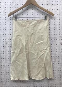 海外ガール　レトロ　オールド　フランス製古着 agnes b 麻スカート