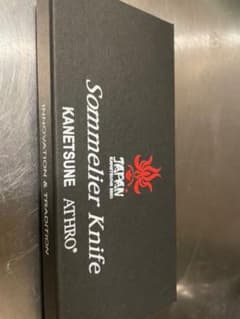 ソムリエナイフ　ダマスカス　黒檀　日本製のサムネイル