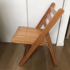 折りたたみ木製椅子のサムネイル
