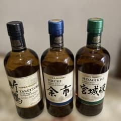 ニッカウヰスキー 竹鶴 余市 宮城峡 3本セット 大特価 - メルカリ