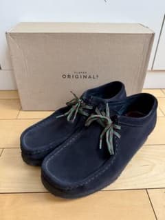 Clarks Wallabee ワラビー ブラック スエード UK7 25cmのサムネイル