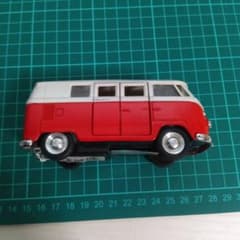 か*ー様 Volkswagen T1 Bus ミニカー レッド ホワイトのサムネイル
