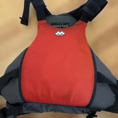 mont-bell ライフジャケット L/ML 赤/グレー - メルカリ