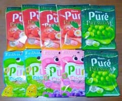 Kanro Pure 퓨레구미 프리미엄 퓌레링 10 개 정리 판매 ③
