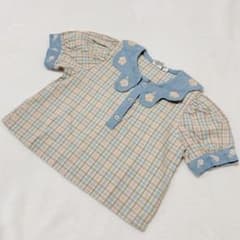 Apolina 刺繍 ビッグカラー ブラウス 3-5y - メルカリ