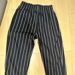 GU ネイビーとホワイトストライプ シェフパンツのサムネイル
