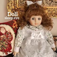 花柄ドレスにカールヘアのスリープアイドール 人形 当時物 美品 - メルカリ