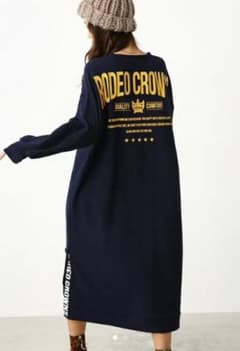 大人気完売商品☆ロデオクラウンズ  サイドベンツロゴワンピース☆のサムネイル