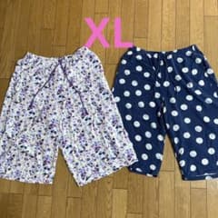 ユニクロ　リラコ　花柄ミッキー2枚セット　XLのサムネイル