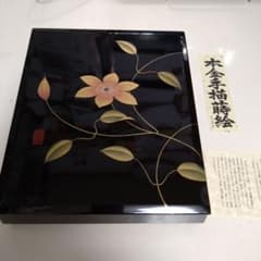 会津塗り 黒面取文庫 本金手描蒔絵 鉄仙 春峰作 - メルカリ